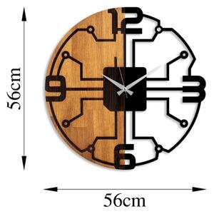 Stenska ura pr. 56 cm 1xAA les/kovina