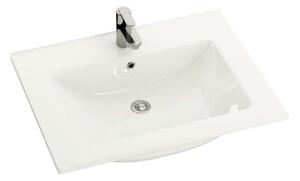 BATH DELUXE 06-060-60-11-01 - Vgradni umivalnik CHICAGO 61x46,5 cm bela sijaj