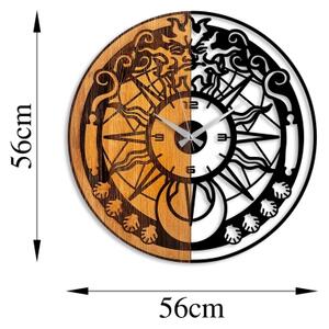 Stenska ura pr. 56 cm 1xAA les/kovina