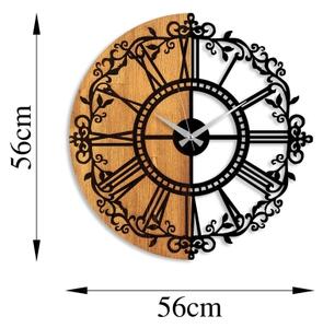 Stenska ura pr. 56 cm 1xAA les/kovina