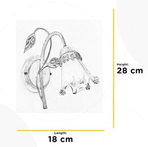 ONLI - Stenska svetilka LANCIA 1xE14/6W/230V