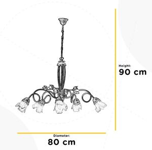 ONLI - Lestenec na verigi ARIANNA 5xE14/6W/230V