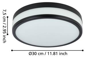 Eglo 900846 - LED Kopalniška stropna svetilka PALERMO LED/17,1W/230V IP44