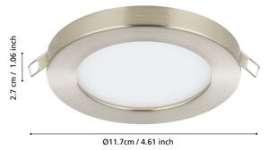 Eglo 900936 - LED Vgradna svetilka FUEVA FLEX LED/5,5W/230V 4000K krom