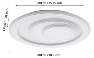 Eglo 32053 - LED Stropna svetilka PALAGIANO LED/21W/230V pr. 48 cm