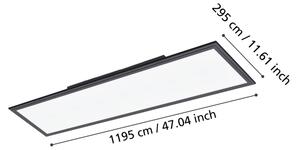 Eglo 900821 - LED Stropna svetilka SALOBRENA LED/33W/230V 120x30 cm črna