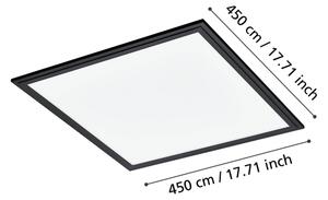 Eglo 900818 - LED Stropna svetilka SALOBRENA LED/21,5W/230V 45x45 cm črna