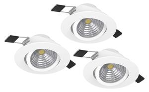 Eglo 900745 - SET 3xLED Zatemnitvena svetilka SALICETO 3xLED/6W/230V bela