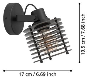 Eglo 900739 - Stenski reflektor SEGOVIA 1xE27/40W/230V
