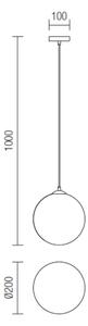 Redo 01-1064 - Lestenec na vrvici OLA 1xE27/42W/230V