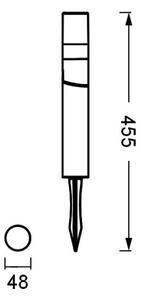 Ledvance - LED Zunanja svetilka ROTA SPIKE LED/1W/12V IP44