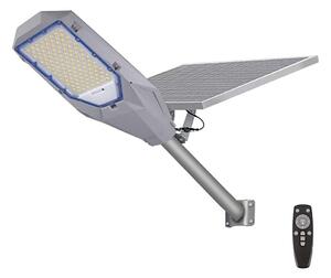 LED Zatemnitveni reflektor s solarnim panelom LED/200W/20000 mAh 6500K IP65 siv