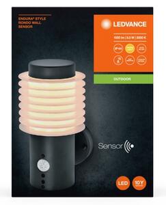 Ledvance - LED Zunanja stenska svetilka s senzorjem RONDO LED/9,5W/230V IP44