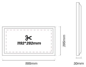 LED Vgradni panel LED/40W/230V 4000K 120x30 cm