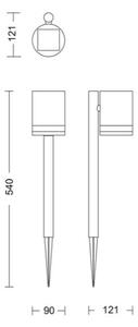 Philips - LED Solarna svetilka FYCE LED/1,5W/3,7V IP44