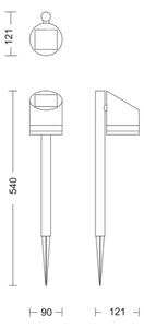 Philips - LED Solarna svetilka FYCE LED/1,5W/3,7V IP44