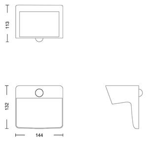 Philips - LED Solarna stenska svetilka s senzorjem YARIXA LED/2,2W/3,7V IP44