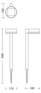 Philips - LED Solarna svetilka VYNCE LED/1,5W/3,7V IP44