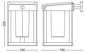 Philips - LED Solarna stenska svetilka s senzorjem CAMILL LED/1,4W/3,7V IP44