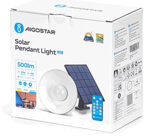 Aigostar - LED Solarni lestenec na vrvici LED/3,2V 3000K/4000K/6500K IP65 + Daljinski upravljalnik