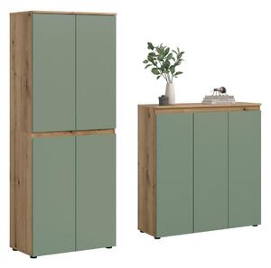 Livetastic Garderobna Omara Scarpa, Sivozelena