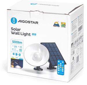 Aigostar - LED Solarna stenska svetilka LED/3,2V 3000K/4000K/6500K IP65 + Daljinski upravljalnik