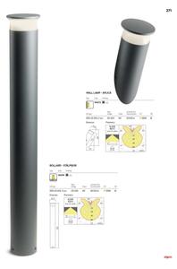 Redo 90073 - LED Zunanja stenska svetilka ALGON LED/9W/230V IP65 črna