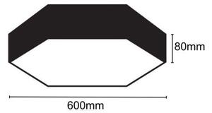 LED Stropna svetilka LED/40W/230V 4000K pr. 60 cm