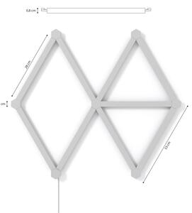 Nanoleaf - SET 9x LED RGBW Zatemnitveni trak LINES LED/2W/230V 1200-6000K Wi-Fi