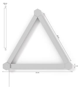 Nanoleaf NL59-E-0001LW-3P-Dodatni komplet 3xLEDRGBW Zatemnitveni trak LINES 1200-6000K Wi-Fi