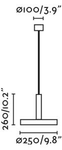 FARO 20169 - Lestenec na vrvici WHIZ 1xE27/15W/230V modra