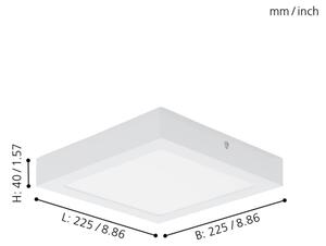 Eglo 78202 - LED Stropna svetilka FUEVA LED/16,5W/230V