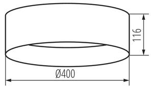 Kanlux 36468 - LED Stropna svetilka RIFA LED/17,5W/230V 4000K bela