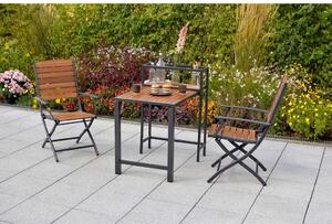 Gardenson Set Za Balkon Santorin, 3-Delno, Aluminij, Masivno