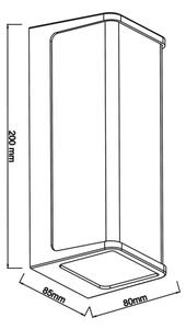 Top Light - LED Zunanja stenska svetilka BLOCK LED/10W/230V IP65 4000K