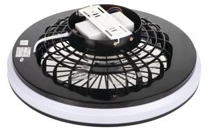 Kanlux 38033-LED Zatemnitvena svetilka z ventilatorjem PLAVE 48W/230V 3000/4000/6500K + Daljinski upravljalnik