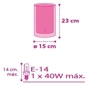 Dalber 41181 - Namizna svetilka CUORE 1xE14/40W/230V