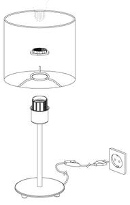 Eglo 95726- Namizna svetilka PASTERI 1xE14/40W/230V