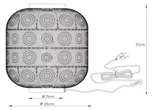 Lucide 78584/25/30 - Namizna svetilka TAHAR 1xE27/60W/230V 25 cm