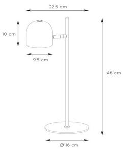 Lucide 03603/05/31 - LED Zatemnitvena namizna svetilka SKANSKA LED/7W/230V bela