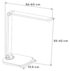 Lucide 24656/10/30 - LED Zatemnitvena namizna svetilka VARIO LED LED/8W/230V črna