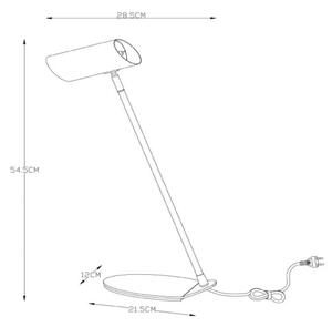 Lucide 19600/01/31 - Namizna svetilka HESTER 1xGU10/7W/230V bela