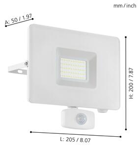 Eglo 33159 - LED reflektor s senzorjem FAEDO 3 LED/50W/230V IP44