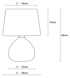 Lucide 47506/81/36 - Namizna svetilka RAMZI 1xE14/40W/230V