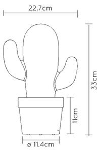 Lucide 13813/02/31 - LED Zatemnitvena zunanja namizna svetilka CACTUS LED/2W/5V IP44