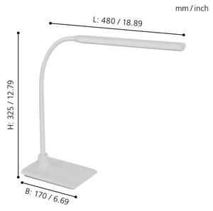 Eglo 96435 - LED Zatemnitvena namizna svetilka LAROA LED/3,5W/230V