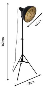 Eglo 49674 - Stoječa svetilka CANNINGTON 1xE27/60W/230V