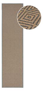 Tekač za stopnice iz jute v modri in naravni barvi 60x800 cm Diamond – Flair Rugs