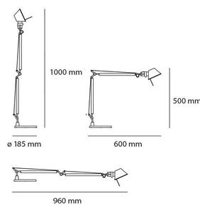 Artemide AR A015100+AR A003900 KOMPLET - LED Zatemnitvena svetilka TOLOMEO 1xLED/9W