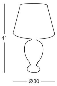 Kolarz 0094.70S - Namizna svetilka DAMASCO 1xE27/60W/230V